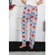 Moda Çizgi Kadın Pamuklu Tek Alt Pijama 27516