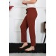 Moda Çizgi Kadın Pamuklu Tek Alt Pijama 27517