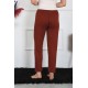 Moda Çizgi Kadın Pamuklu Tek Alt Pijama 27517