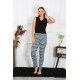 Moda Çizgi Kadın Pamuklu Tek Alt Pijama 27520