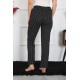 Moda Çizgi Kadın Pamuklu Tek Alt Pijama 27521