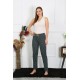 Moda Çizgi Kadın Pamuklu Tek Alt Pijama 27522