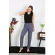 Moda Çizgi Kadın Pamuklu Tek Alt Pijama 27524