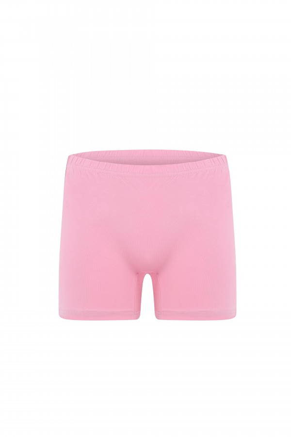 Moda Çizgi Kadın Penye 3lü Boxer Pembe 40260