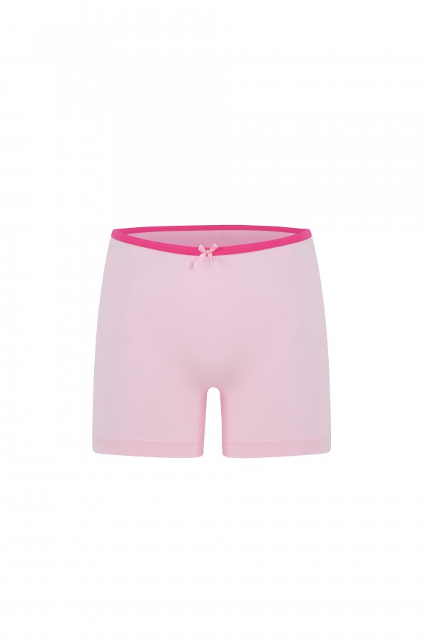 Moda Çizgi Kadın Penye 3lü Boxer Pudra 40260