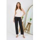 Moda Çizgi Kadın Penye Desenli Tek Alt Pijama 27528