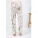 Moda Çizgi Kadın Penye Desenli Tek Alt Pijama 27529