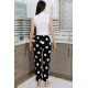 Moda Çizgi Kadın Penye Desenli Tek Alt Pijama 27556