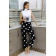 Moda Çizgi Kadın Penye Desenli Tek Alt Pijama 27556
