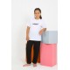 Moda Çizgi Kız Çocuk Kısa Kol Beyaz Penye Pijama Takım 20432