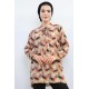 Moda Çizgi Kravatlı Bluz MC5172 Bej