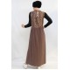 Moda Çizgi Piliseli Yelek Mc714 Vizon