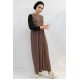 Moda Çizgi Piliseli Yelek Mc714 Vizon