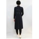 Moda Çizgi Pullu Nakış İşlemeli Yelek Mc724 Lacivert