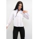 Moda Çizgi Taşlı  Keten Gömlek MC2301 Beyaz