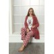 moda çizgi Welsoft Polar Kadın 3'lü Pijama Takımı 808023