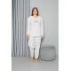 Moda Çizgi Welsoft Polar Kadın Büyük Beden Pijama Takımı 808050