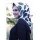 Moda Çizgi Desenli Eşarp