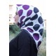 Moda Çizgi Desenli Eşarp