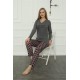 Moda Çizgi Aile Penye Pijama Takım (anne - kız ) 50112 Ayrı Ayrı Satılır . Fiyatları Farklıdır