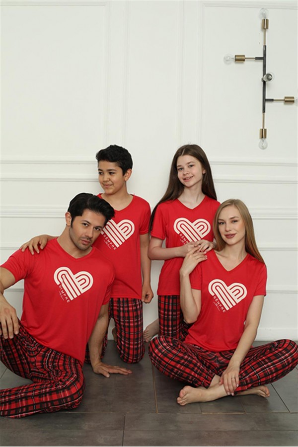 Moda Çizgi Aile Penye Pijama Takım (anne - kız ) 50114 Ayrı Ayrı Satılır . Fiyatları Farklıdır