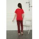 Moda Çizgi Aile Penye Pijama Takım (anne - kız ) 50114 Ayrı Ayrı Satılır . Fiyatları Farklıdır