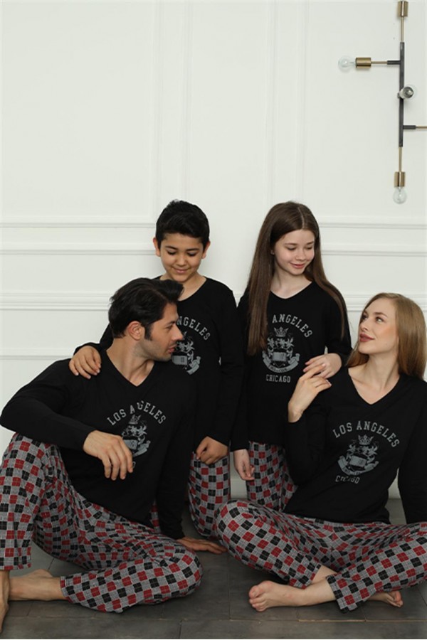 Moda Çizgi Aile Penye Pijama Takım (baba - oğul ) 50111 Ayrı Ayrı Satılır . Fiyatları Farklıdır