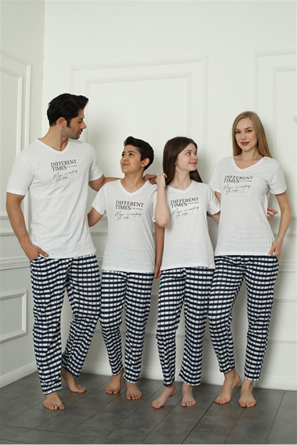 Moda Çizgi Aile Penye Pijama Takım (baba - oğul ) 50113 Ayrı Ayrı Satılır . Fiyatları Farklıdır