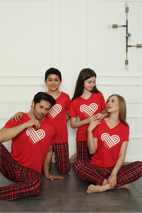 Moda Çizgi Aile Penye Pijama Takım (baba - oğul ) 50114 Ayrı Ayrı Satılır . Fiyatları Farklıdır