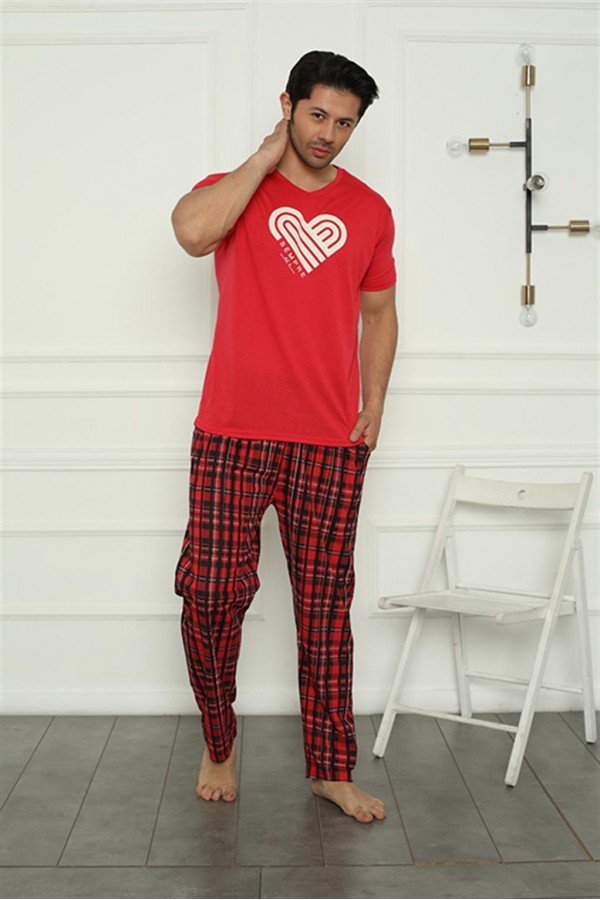 Moda Çizgi Aile Penye Pijama Takım (baba - oğul ) 50114 Ayrı Ayrı Satılır . Fiyatları Farklıdır