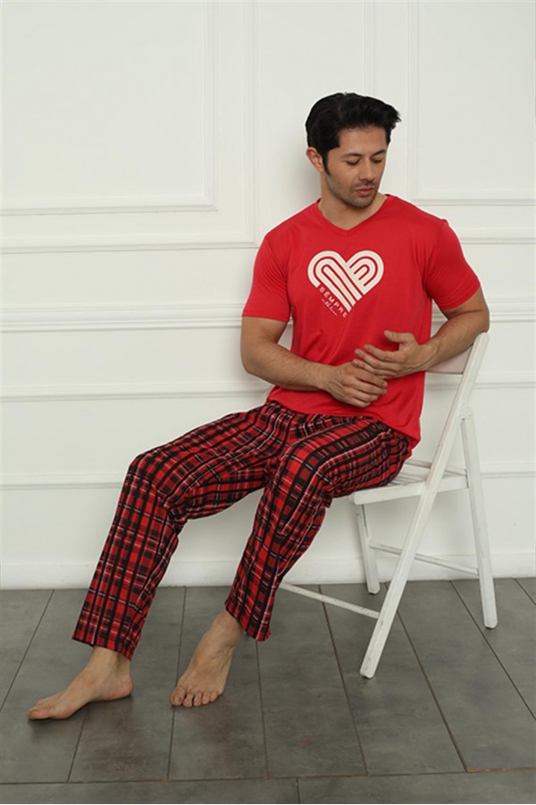 Moda Çizgi Aile Penye Pijama Takım (baba - oğul ) 50114 Ayrı Ayrı Satılır . Fiyatları Farklıdır