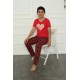 Moda Çizgi Aile Penye Pijama Takım (baba - oğul ) 50114 Ayrı Ayrı Satılır . Fiyatları Farklıdır