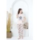 Moda Çizgi Anne Kız Aile I Love Yoga Pijama Takım Ayrı Ayrı Satılır 50101