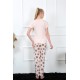 Moda Çizgi Anne Kız Aile I Love Yoga Pijama Takım Ayrı Ayrı Satılır 50101