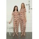Moda Çizgi Anne Kız Aile Penye Pijama Takım Ayrı Ayrı Satılır. Fiyatları Farklıdır 50103