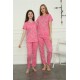 Moda Çizgi Anne Kız Aile Penye Pijama Takım Ayrı Ayrı Satılır. Fiyatları Farklıdır 50105