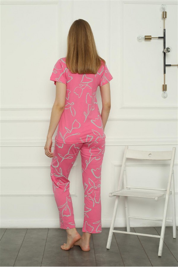 Moda Çizgi Anne Kız Aile Penye Pijama Takım Ayrı Ayrı Satılır. Fiyatları Farklıdır 50105
