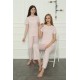 Moda Çizgi Anne Kız Aile Penye Pijama Takım Ayrı Ayrı Satılır. Fiyatları Farklıdır 50107