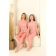 Moda Çizgi Anne Kız Aile Pijama Takım Ayrı Ayrı Satılır 50100