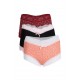 Moda Çizgi Bayan 3'lü Boxer 40214