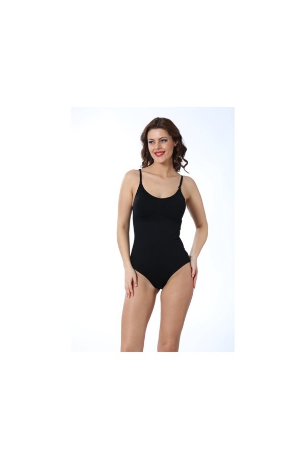 Moda Çizgi Bayan İp Askılı Korse 1002