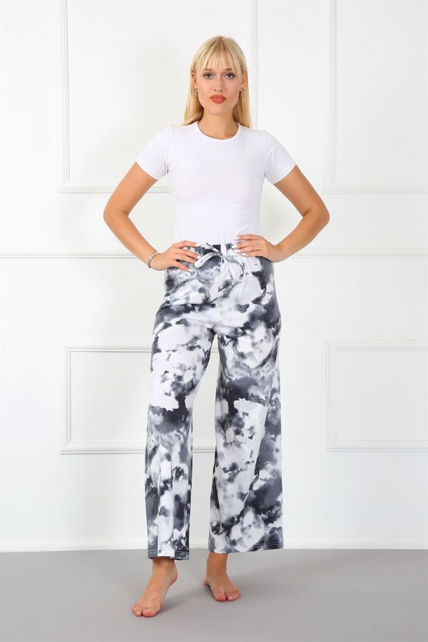 Moda Çizgi Kadın Alt Pijama