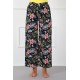 Moda Çizgi Bayan Pamuk Tek Alt Pijama 210012