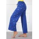 Moda Çizgi Bayan Pamuk Tek Alt Pijama 210013