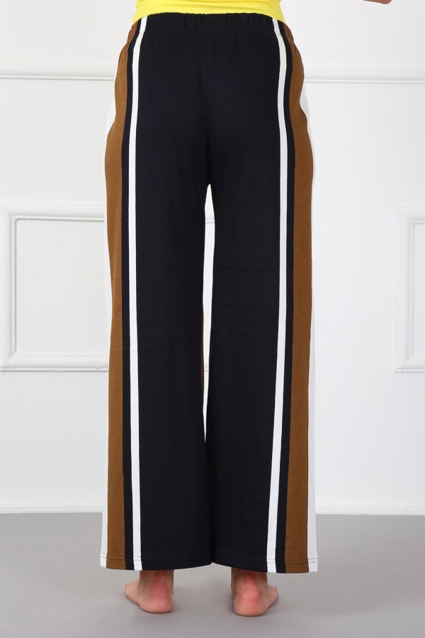 Moda Çizgi Bayan Pamuk Tek Alt Pijama 210015