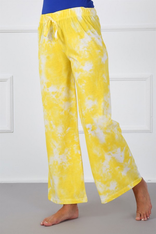 Moda Çizgi Bayan Pamuk Tek Alt Pijama 210016