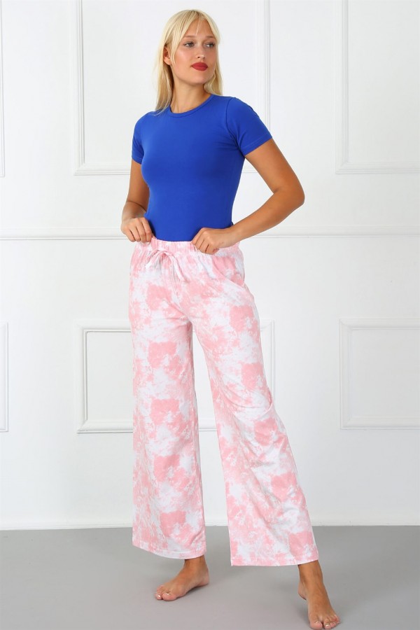 Moda Çizgi Bayan Pamuk Tek Alt Pijama 210017