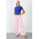 Moda Çizgi Bayan Pamuk Tek Alt Pijama 210017