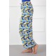 Moda Çizgi Bayan Pamuk Tek Alt Pijama 210018