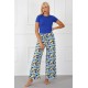Moda Çizgi Bayan Pamuk Tek Alt Pijama 210018